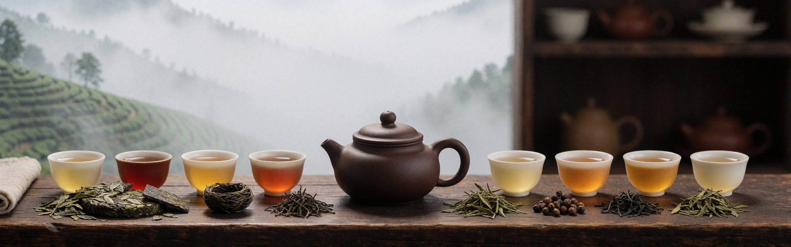 ZenTea Manor tea product selection