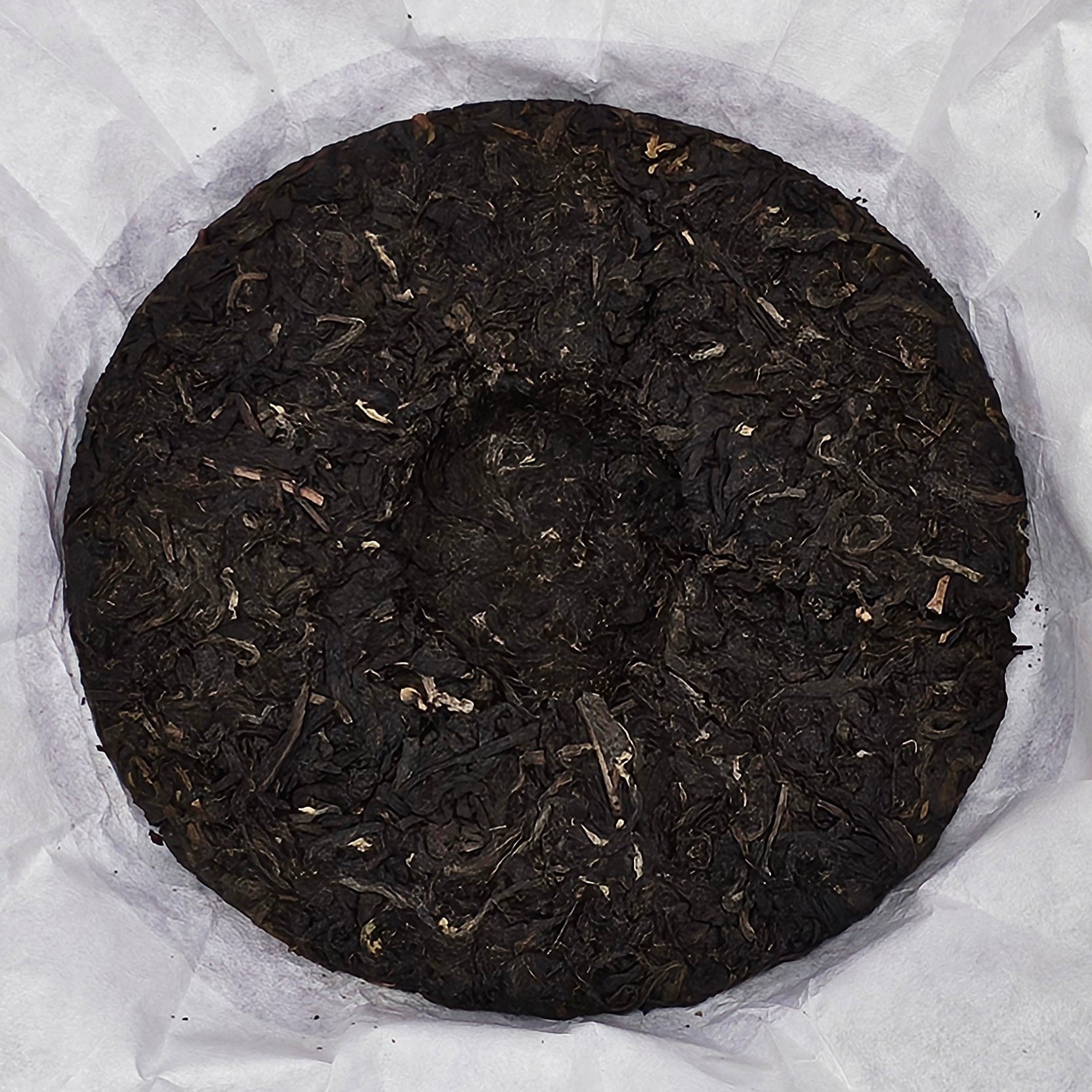2008 Jingmai Mountain Ancient Tree Purple Ripe Pu-erh Tea Cake 357g - Image 4